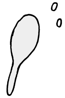 しゃもじとごはんつぶ しゃもじ,ご飯粒,米,白米,ごはん,食べる,食事,食,道具,米粒のイラスト素材