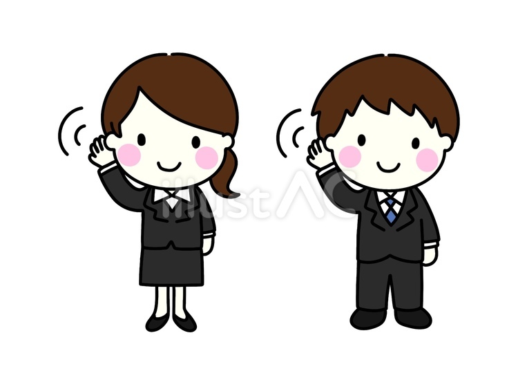 よく聞く　会社員 聞く,よく聞く,聴覚のイラスト素材