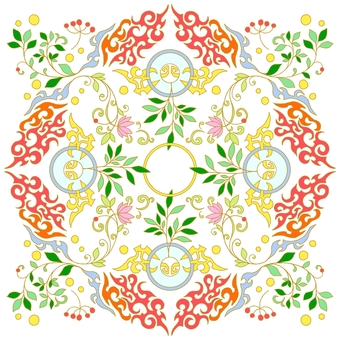 Illustration, geometry, pattern, flame, 