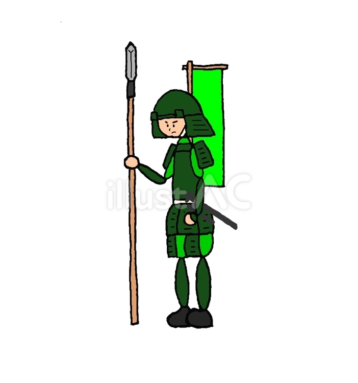 戦国武士 武士,侍,武将のイラスト素材