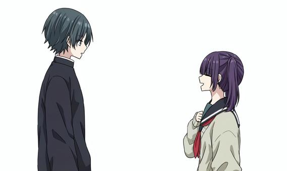 男の子・女の子 人物,男の子,女の子,キャラクター,制服,セーラー服,学ラン,ツインテール,かっこいい,かわいいのイラスト素材