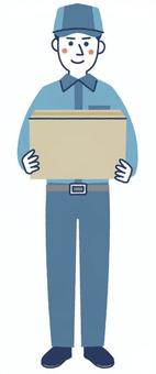 配達員さん　全身