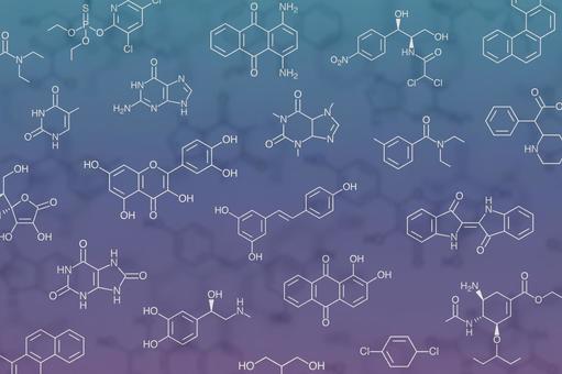 背景　有機化学 背景,壁紙,パターン,理科,理系,科学,化学,勉強,学校,大学のイラスト素材