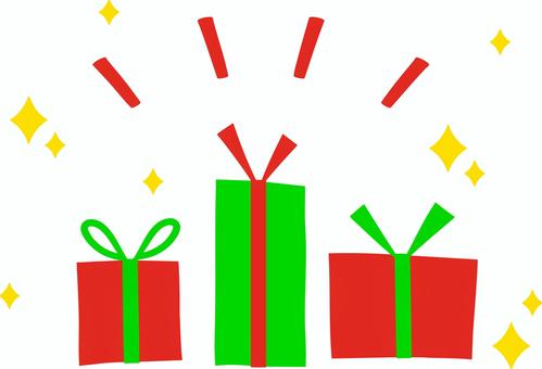 シンプルなプレゼントボックス(クリスマス シンプルなプレゼントボックス(クリスマス プレゼント,ボックス,クリスマス,ギフト,クリスマスプレゼント,特典,シンプル,ギフトボックス,贈り物,リボンのイラスト素材