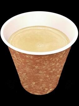 カフェラテ紙コップテイクアウト カフェラテ,ラテ,ドリンク,ホット,紙コップ,カフェ,コンビニ,ファーストフード,メニュー,テイクアウトのイラスト素材