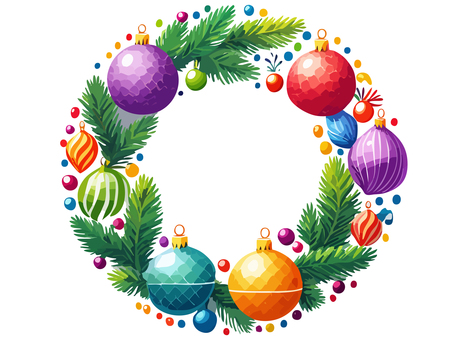 クリスマスのベクターオーナメント