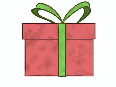 プレゼントボックス　赤 クリスマス,クリスマスボックス,プレゼント,プレゼントボックス,赤色,小物,ボックス,12月,飾り,箱のイラスト素材