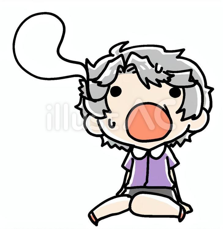 へたり込むおばあさん へたり込む,座り込む,おばあさんのイラスト素材