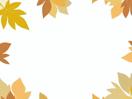もみじのフレーム〜フラットカラー2〜