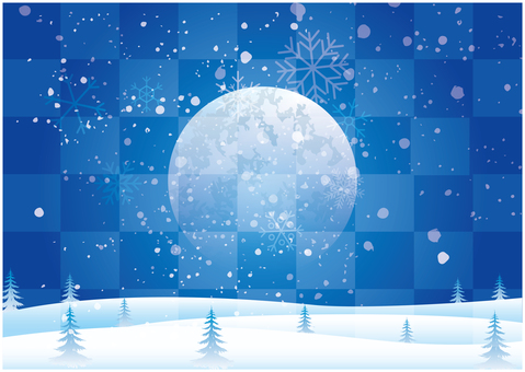 クリスマス背景 冬季,冬,雪,風景,景色,クリスマス,雪国,12月,観光,クリスマスイブのイラスト素材