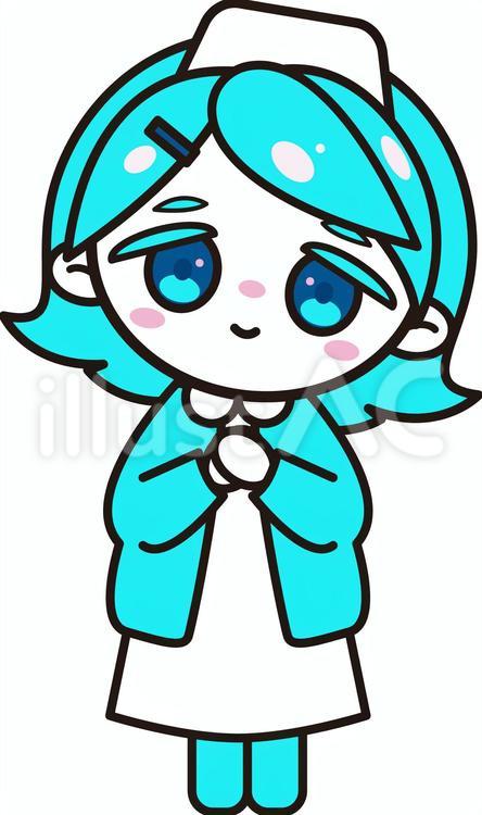 isfj　擁護者 isfj,擁護者,女の子のイラスト素材