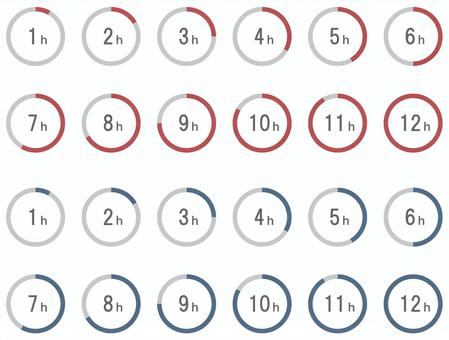 time, JPG, PNG và EPS time, thời gian, 1 lần, biểu đồ tròn, JPG, PNG và EPS