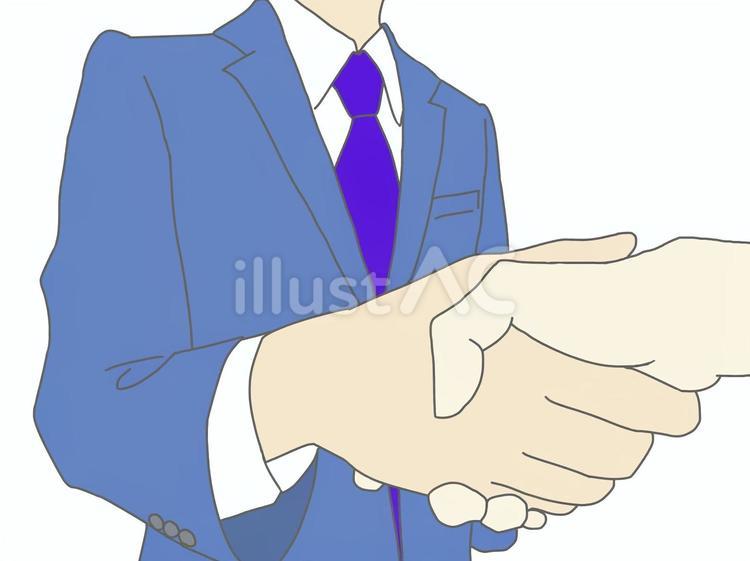 握手 握手,ビジネス,営業のイラスト素材