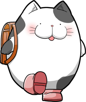 Cat carrying a school bag on his back, JPG and PNG Cat carrying a school bag on his back, cat, school bag, boots, JPG and PNG