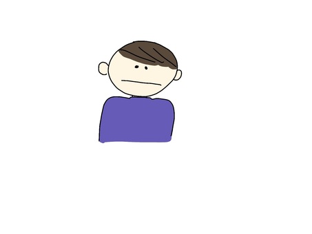 困った男の子です