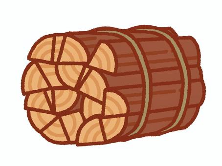 薪の束 薪の束 薪,キャンプ,焚き火,火おこし,木材,木,自然,暖炉,キャンプファイヤー,アウトドアのイラスト素材