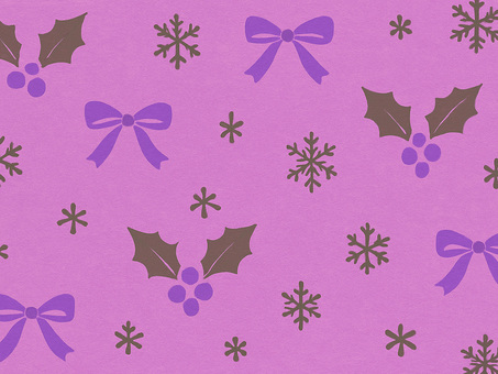 19.クリスマス背景 クリスマス,冬,クリスマス背景,クリスマス柄,冬背景,冬イラスト,ホーリー,ヒイラギ,リボン,リボン柄のイラスト素材