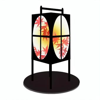 楓あんどん あんどん,楓,紅葉,照明,江戸時代のイラスト素材