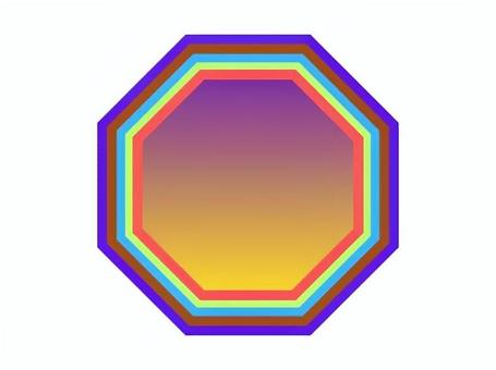 模様００４ 模様,色彩,色,八角形,カラフル,印象,標識,表示のイラスト素材
