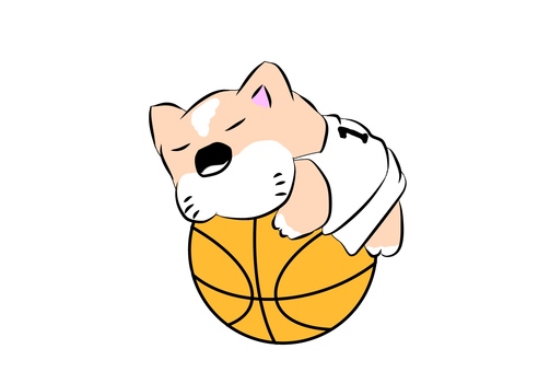 Basketball Dog Heartful, , JPG