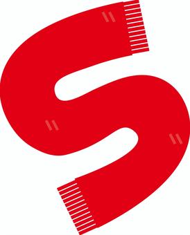 赤いマフラーのイラスト マフラー,生活,赤,衣服,冬のイラスト素材