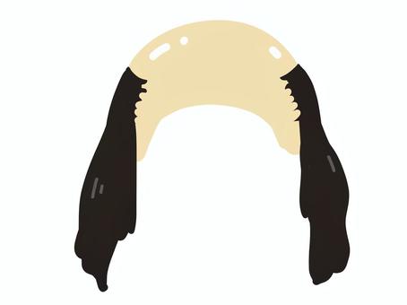 かつら 落ち武者 かつら 落ち武者 カツラ,落ち武者,武士,侍,ホラー,お化け,演劇,時代劇,小道具,衣装のイラスト素材