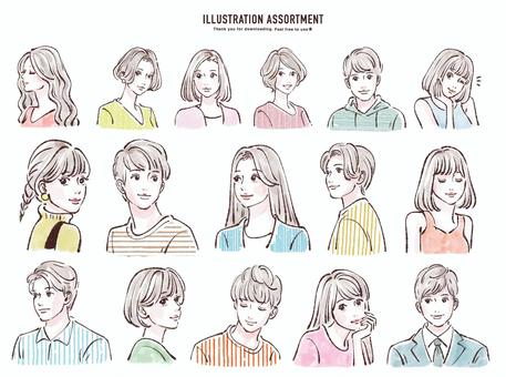 People illustration set JPG/PNG/AI, JPG, PNG and AI People illustration set JPG/PNG/AI, , JPG, PNG and AI