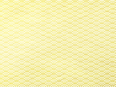 和柄・青海波・金 和柄・青海波・金 和柄,和,和風,青海波,金,素材のイラスト素材