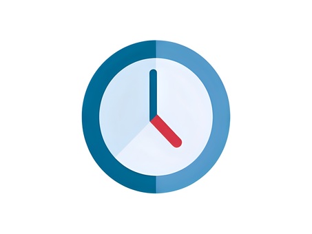 シンプルな時計 掛け時計,時間,スケジュール,予定,アイコンのイラスト素材