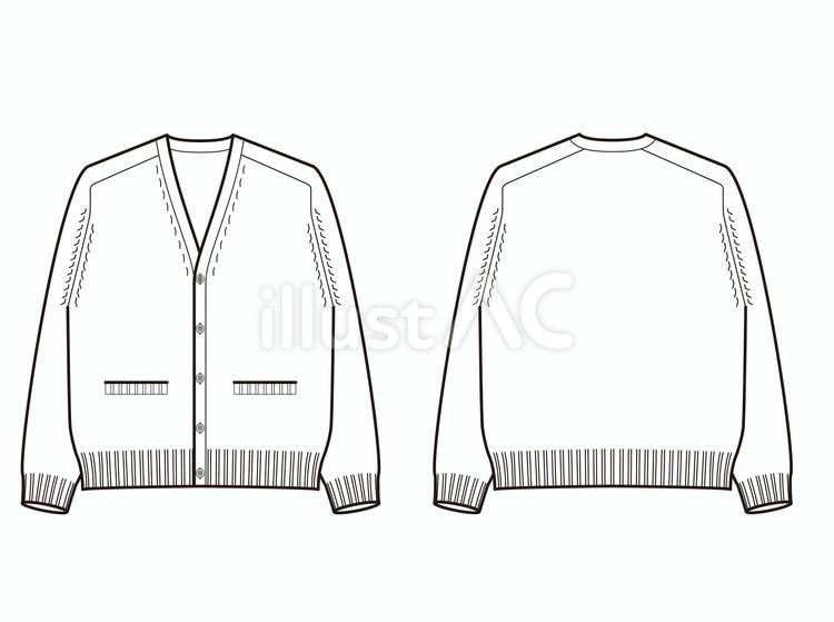 セーター　No10 絵型,セーター,ニットのイラスト素材