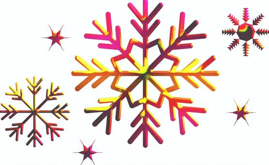 氷結晶　 氷,結晶,寒いのイラスト素材