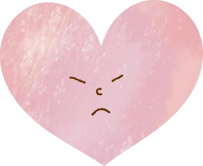 怒るハート 怒る,喜怒哀楽,怒り,機嫌,ハート,感情,ストレス,いらだつ,イライラ,気持ちのイラスト素材