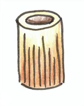 ごみばこ かわいい ごみばこ かわいい ダストボックス,木製,手書き,イラスト,挿絵,色鉛筆,スケッチのイラスト素材