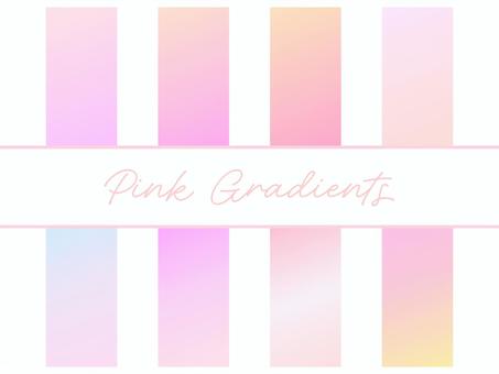 ゆめかわピンクグラデスウォッチ ゆめかわピンクグラデスウォッチ グラデーション,セット,スウォッチ,ピンク,ゆめかわ,淡い,ピンクグラデーション,パステルカラー,ドリーミー,ファンシーのイラスト素材