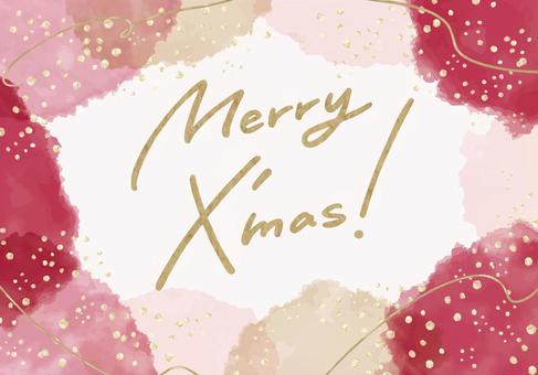Merry Xmas【ピンクベージュ】