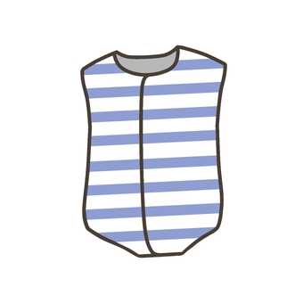 ロンパース3 子供服,赤ちゃん服,ベビー服,ロンパース,袖無し,シンプル,単品,透過,イラスト,かわいいのイラスト素材