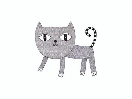 Illustration, kedi, hayvan, evcil hayvanlar, 