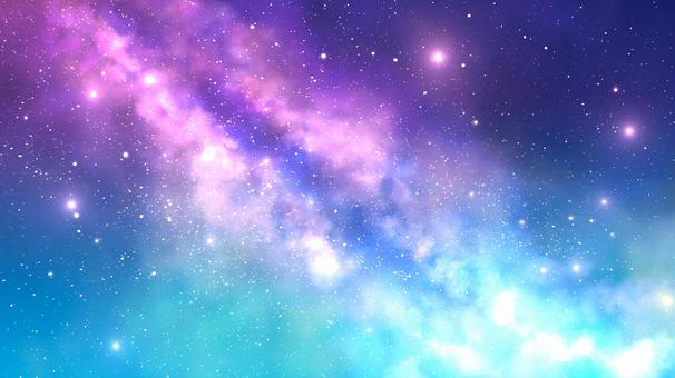 宇宙・星空の背景素材96 宇宙,キラキラ,コスモ,空間,きれい,光,星,暗闇,星雲,夜のイラスト素材