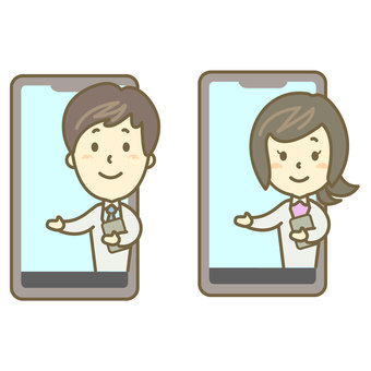 Doctor consulting online, JPG, PNG and AI Doctor consulting online, smartphone, smartphone, online, JPG, PNG and AI