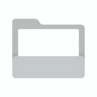 シルバーのフォルダアイコン(書類有り) フォルダ,ファイル,データ,保存,情報,ネット,ドキュメント,書類,用紙,資料のイラスト素材