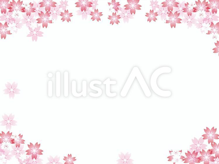 桜素材 桜,春,花のイラスト素材