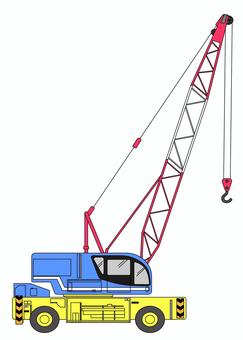 クレーン クレーン,機械,乗り物,工事,現場,イラスト,建設,シンプル,挿絵,パンフレットのイラスト素材