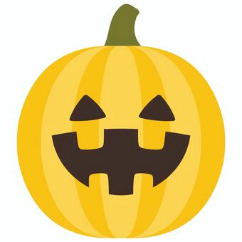 ハロウィンのかぼちゃ03 ハロウィン,かぼちゃ,秋,10月,あしらい,アイコン,カボチャ,halloween,パンプキン,ジャックオランタンのイラスト素材