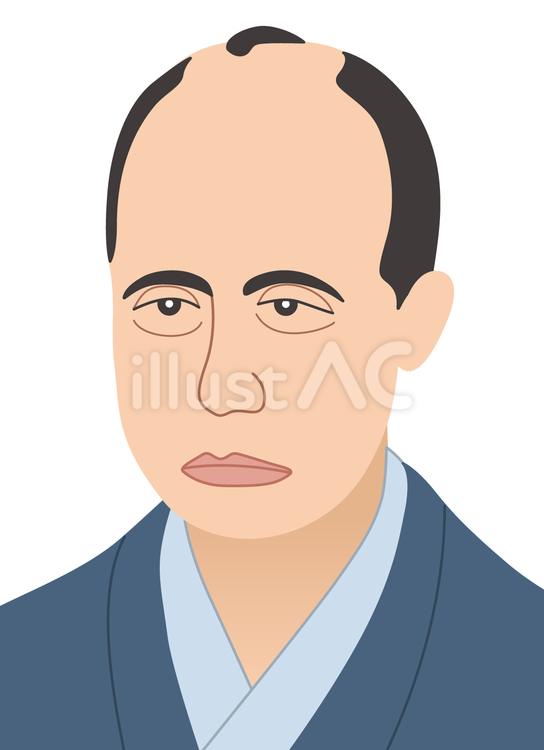 小栗忠順（カラー） 小栗忠順,歴史,幕末のイラスト素材