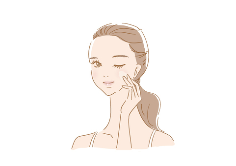 Woman doing make-up (liquid), JPG, PNG and AI Woman doing make-up (liquid), , JPG, PNG and AI