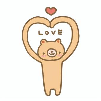 ラブな体が柔らかいクマ