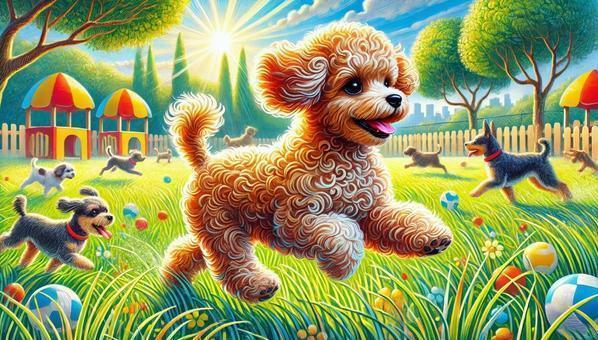 A lively toy poodle, JPG A lively toy poodle, dog, toy poodle, fine, JPG