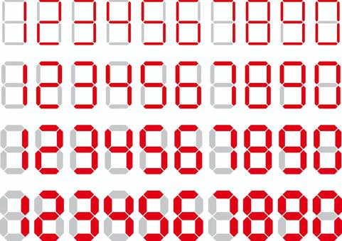 デジタル数字c 数字,デジタル,フォント,電卓,計算機,シンプル,ビジネス,デザイン,グラフィックのイラスト素材