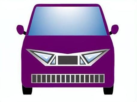 軽自動車93 軽自動車,ミニバン,ワンボックスカー,車,自動車,乗用車,自家用車,挿絵,乗り物,正面のイラスト素材