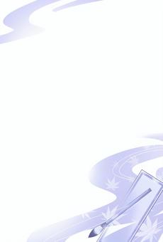 故人の趣味の喪中はがき俳句 故人の趣味の喪中はがき俳句 喪中はがき,背景,挨拶,テンプレート,趣味,俳句,偲ぶ,思い出,白背景,文字なしのイラスト素材